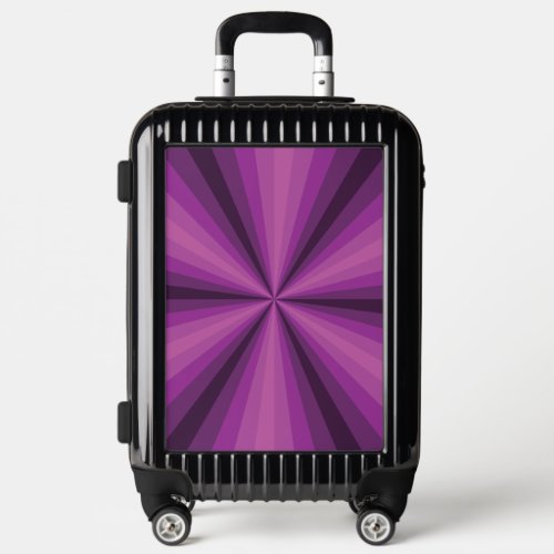 Optical Illusion Purple Luggage