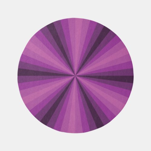 Optical Illusion Purple Rug