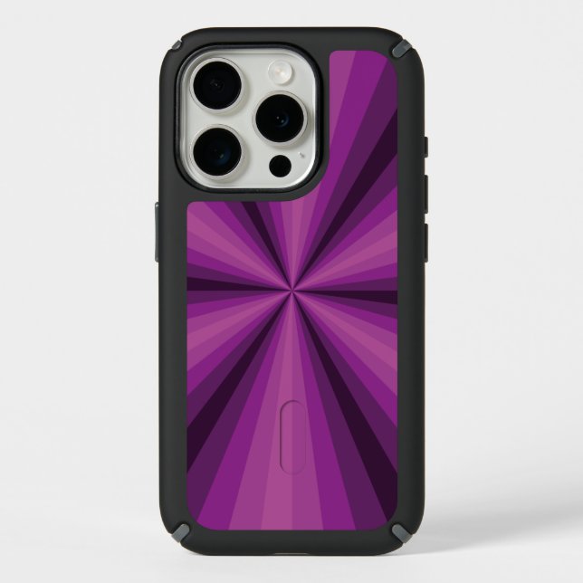 Optical Illusion Purple Speck Phone Case (Front)