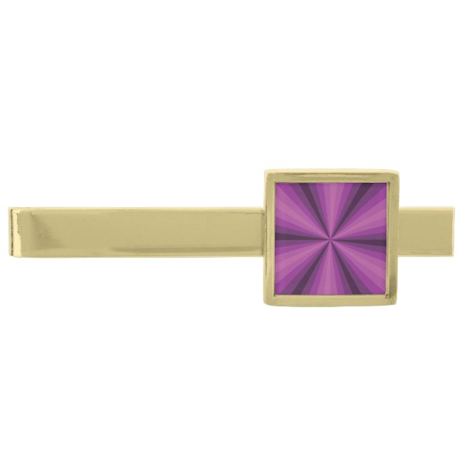 Optical Illusion Purple Tie Bar (Front)