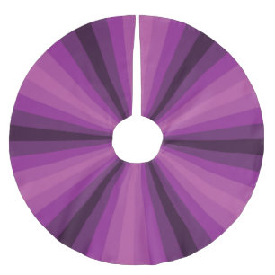 Optical Illusion Purple Tree Skirt