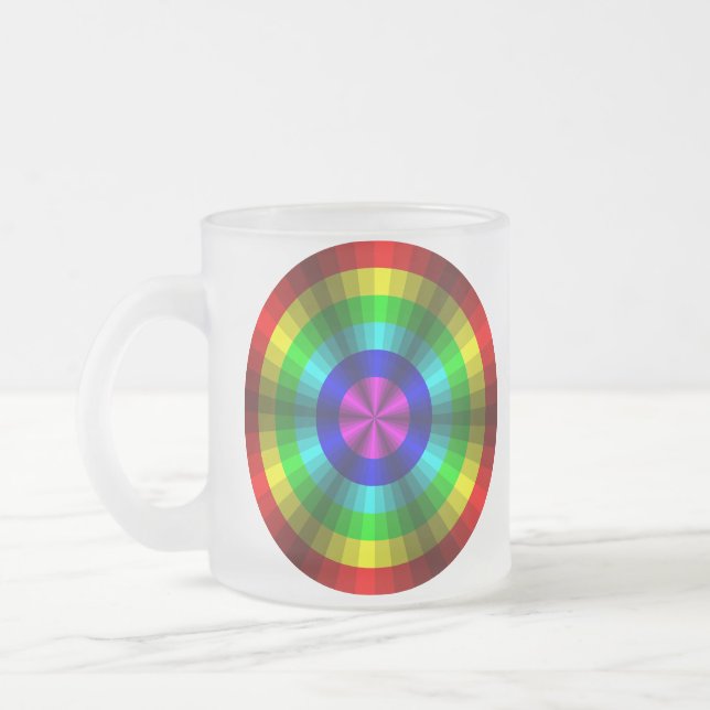 Optical Illusion Rainbow Mug (Left)