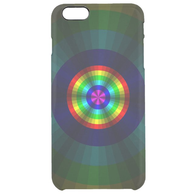 Optical Illusion Rainbow Uncommon iPhone Case (Back)