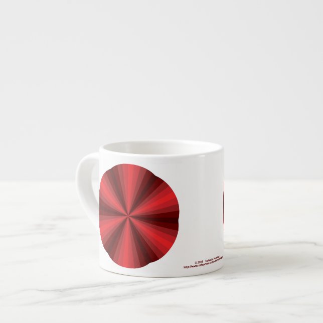 Optical Illusion Red Specialty Mug (Front Left)
