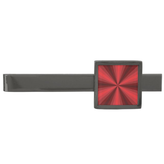 Optical Illusion Red Tie Bar (Front)