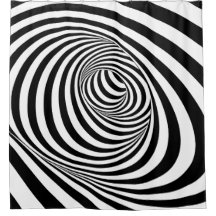 Optical Illusion Set B - Shower Curtain