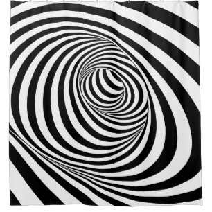 Optical Illusion Set B - Shower Curtain