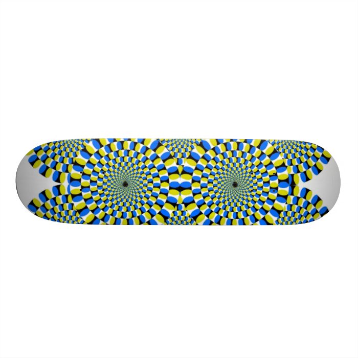 Optical illusion skateboard