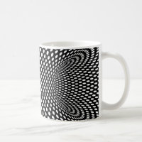 Optical Illusion Spatial Geometric design Coffee Mug