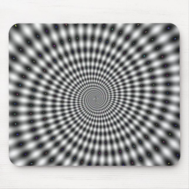 Optical illusion spiral mouse pad (Front)