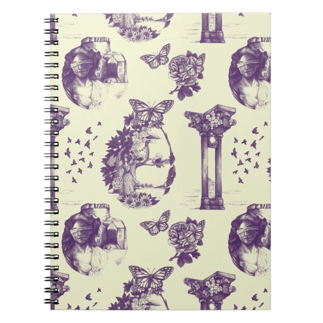 Optical Illusion Spiral Notebook (Front)