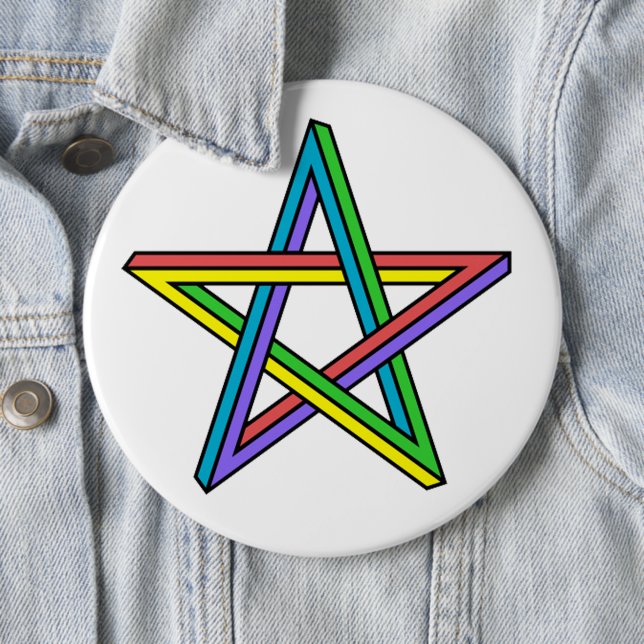 Optical illusion Star Button (In Situ)