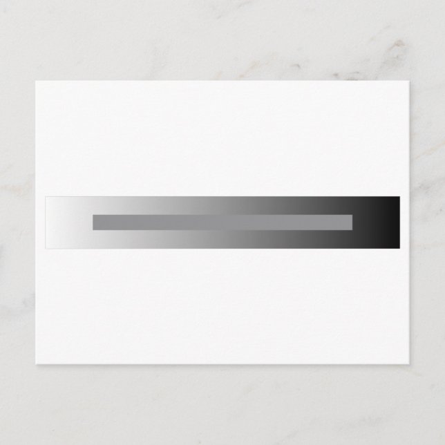 Optical Illusion: stripe Postcard (Front)