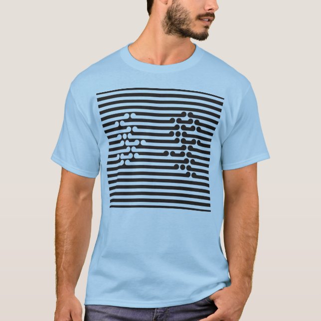 optical,illusion,t-shirt,tees,shirt,t-shirts,visua T-Shirt (Front)