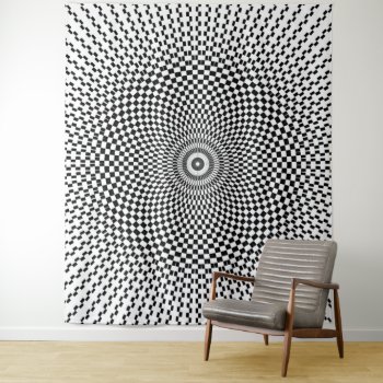 Optical Illusion Tapestry by NatureTales at Zazzle