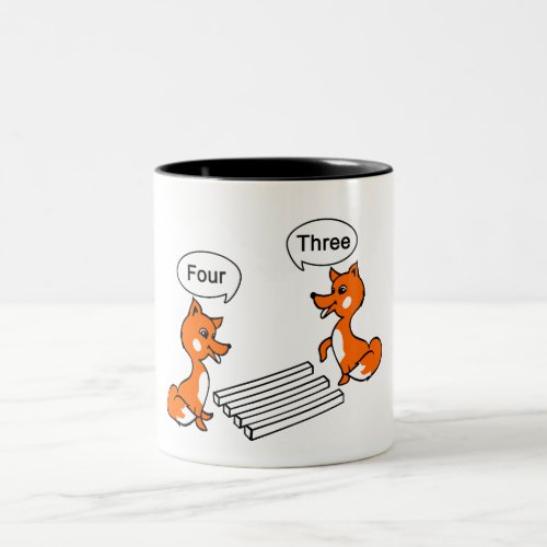Optical illusion Trick Two_Tone Coffee Mug
