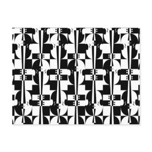 Optical Illusion Violins Postcard