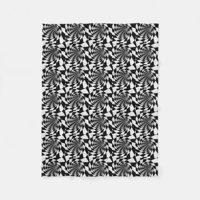 Optical Illusion Vortex Blanket (Front)