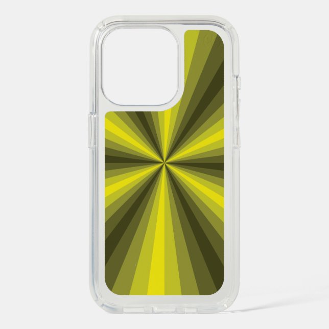 Optical Illusion Yellow Speck Phone Case (Front)