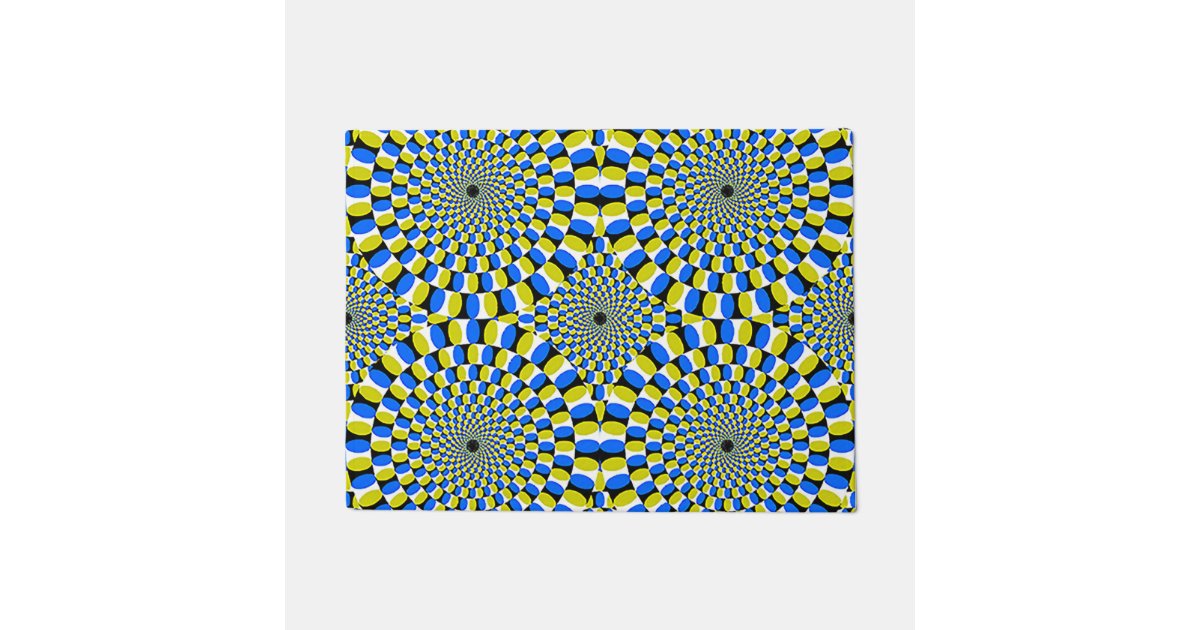Optical illusion Abstract Door Mat