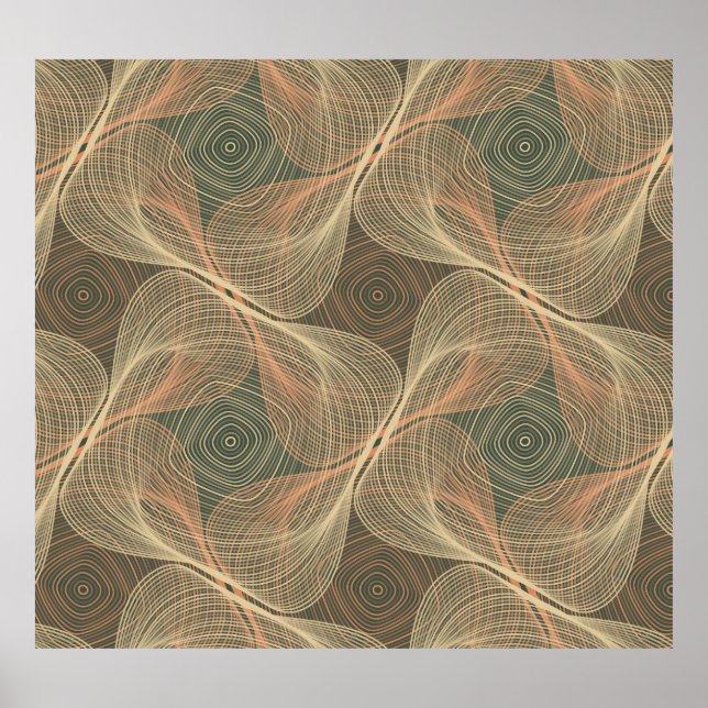 Optical Illusions: Geometric Intrigue Poster (Front)