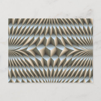 Optical illusions postcard