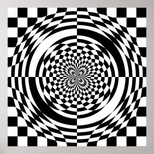 Optical illusions poster (from $11.95)