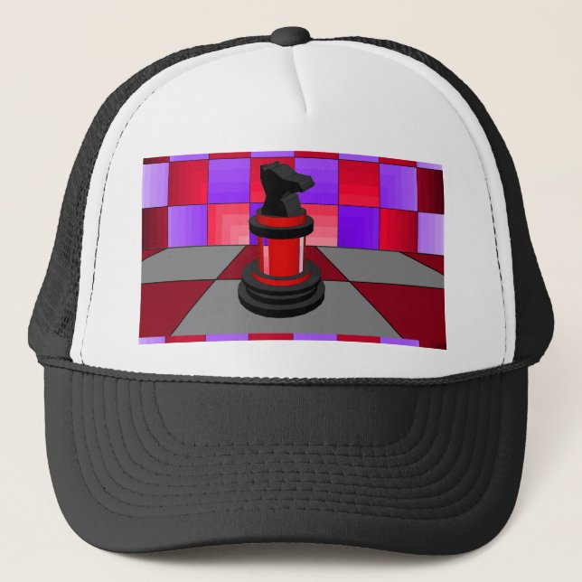 Optical Knight Chess CricketDiane 2013 Trucker Hat (Front)