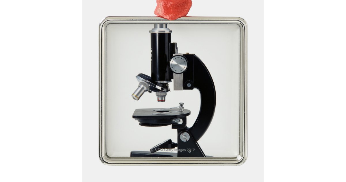 Optical Microscope 2 Metal Ornament Zazzle