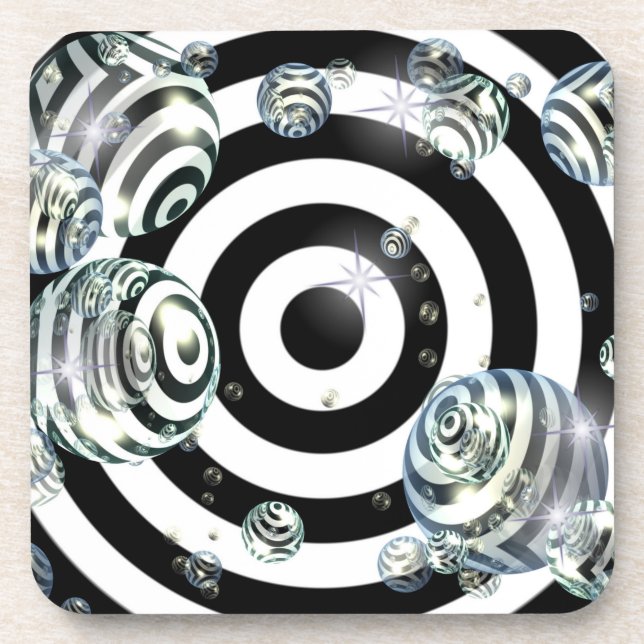 optical spheres coaster set (Front)