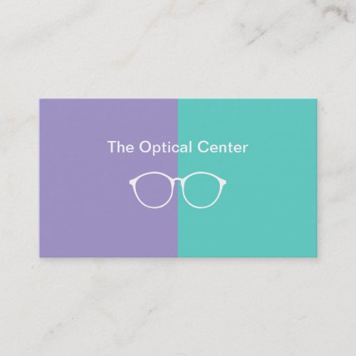 Optical Store Ophthalmologist Business Card