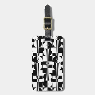 Optical Violin Illusion Luggage Tag