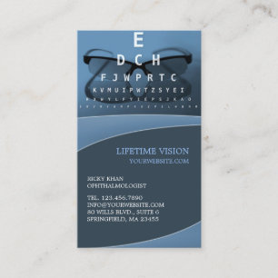 Optical w/ Appointment Business Card