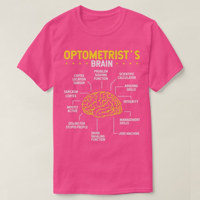 Optician Brain Optomestry Glasses Eye Whisperer 1 T-Shirt (Design Front)