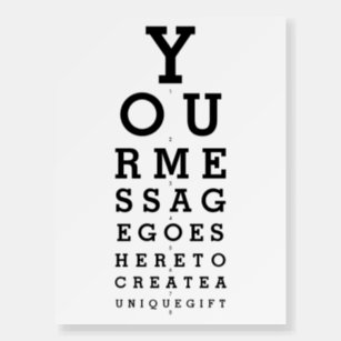 Snellen Eye Chart Custom Personalized Printable Bridal Shower Thank You  Congrats Optometrist Wall Art Gift