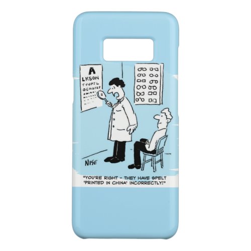 Optician Checks Spelling on Optical Wall Chart Case_Mate Samsung Galaxy S8 Case