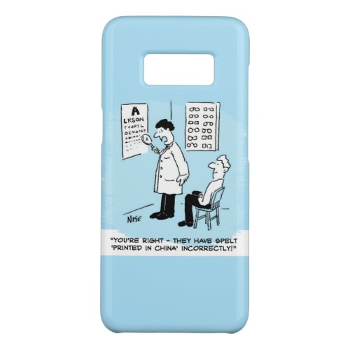 Optician Checks Spelling on Optical Wall Chart Case_Mate Samsung Galaxy S8 Case
