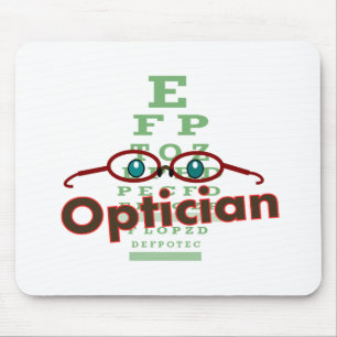 Optician--Eye chart Gifts Mouse Pad