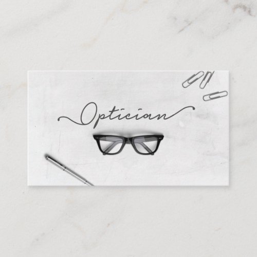 Optician Glases Business Card