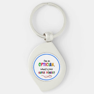 Optician humor keychain