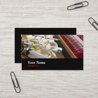 Optician Optometrist Optical Technician Optometry Business Card