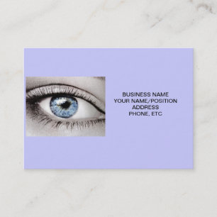 OPTICIAN OR DOCTOR OF OPTOMITRY BUSINESS CARD