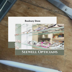 Opticians & Optometrists Business Card. Card