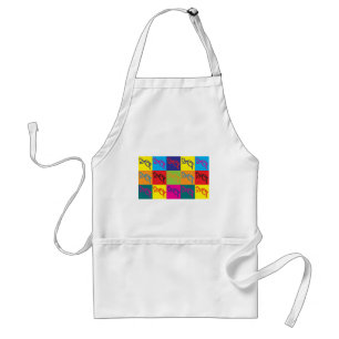 Optics Pop Art Adult Apron