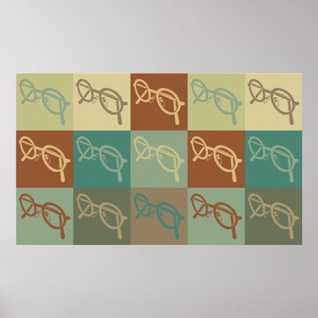 Optics Pop Art Poster (Front)