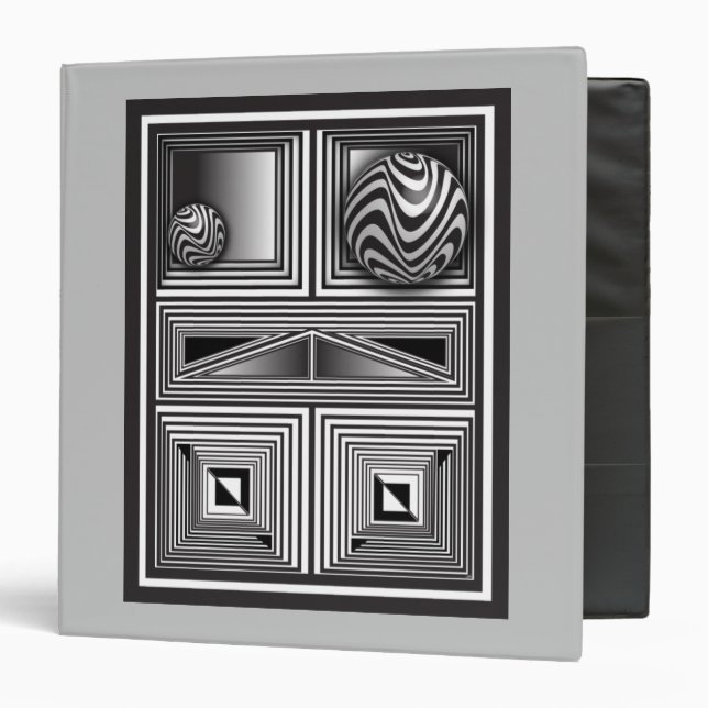 Optics thru Shapes   3 Ring Binder (Front/Inside)