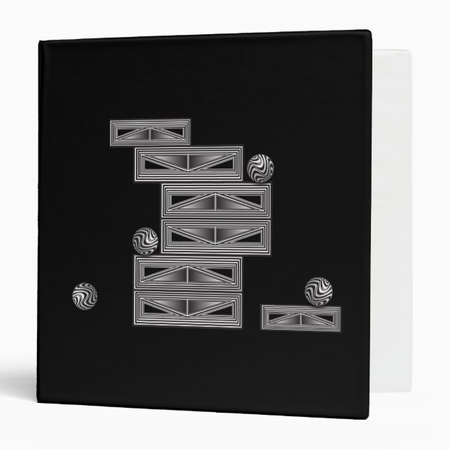 Optics thru Shapes 3 Ring Binder (Front/Inside)