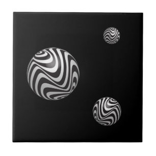 Optics thru Shapes Ceramic Tile