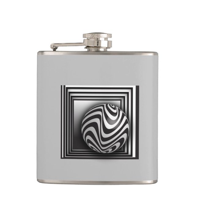 Optics thru Shapes  Flask (Front)