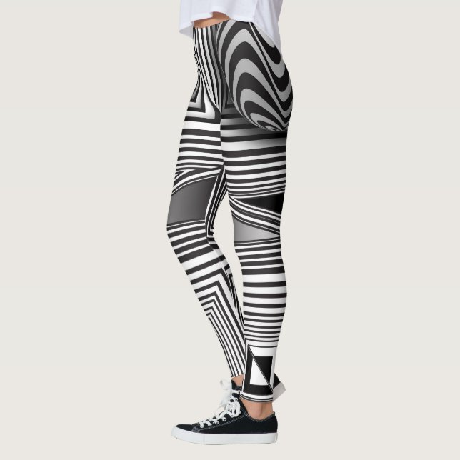 Optics thru Shapes Leggings (Left)